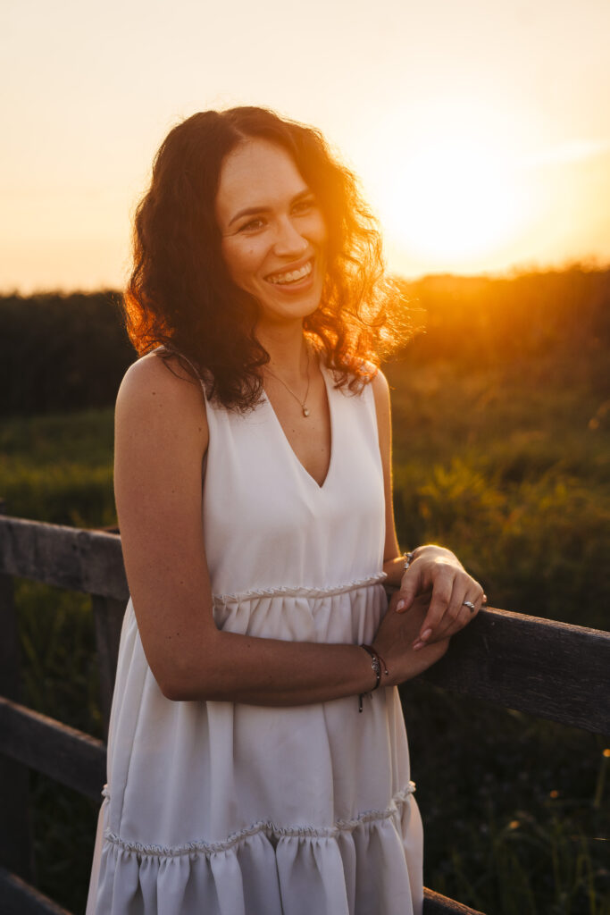 Portret na sesji narzeczeńskiej